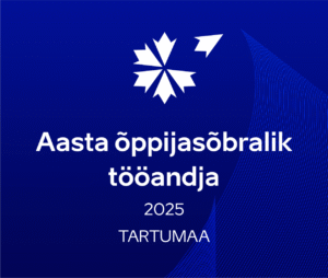 Aasta õppijasõbralik tööandja Tartumaa-sinine
